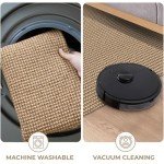 Boho Washable Area Rug 6x9 ft Tan