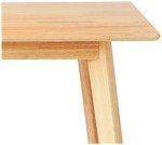 Solid Wood Kitchen Dining Table - Natural Finish