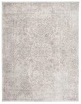 Ivory & Taupe 8' x 10' Distressed Area Rug