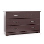 Storkcraft Brookside 6-Drawer Dresser in Espresso