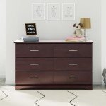 Storkcraft Brookside 6-Drawer Dresser in Espresso