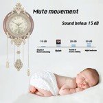 9-Inch Retro Vintage Wood Wall Clock
