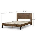 ZINUS Tonja King Wood Platform Bed Frame