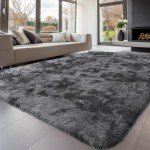 Sour Lemon Soft Fluffy 8x10 Area Rug
