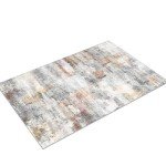 Soft Washable 4x6 Non-Slip Abstract Area Rug