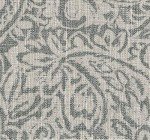 Round Floral Storage Ottoman by HomePop in Gray