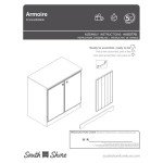 South Shore Morgan White 2-Door Storage Cabinet