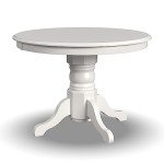 Warwick Off White Dining Table, 42" Round