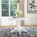 Warwick Off White Dining Table, 42" Round