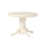 Warwick Off White Dining Table, 42" Round