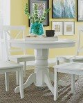 Warwick Off White Dining Table, 42" Round