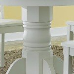 Warwick Off White Dining Table, 42" Round