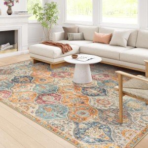 Lahome 8x10 Moroccan Ultra-Thin Area Rug