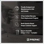 Modern 6-Drawer Double Dresser in White