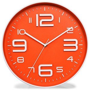 Non-Ticking Silent 10-Inch Quartz Wall Clock