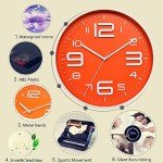 Non-Ticking Silent 10-Inch Quartz Wall Clock