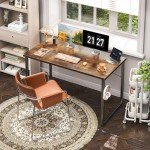 Coleshome 48-Inch Vintage Home Office Desk