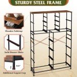 16-Drawer Tall Fabric Dresser for Home Storage