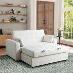 Serta Ainsley Oyster Queen Convertible Sofa Bed