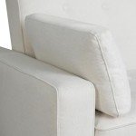 Serta Ainsley Oyster Queen Convertible Sofa Bed