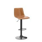 Modern Adjustable Swivel Bar Stools Set of 2