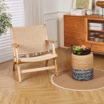 Wimarsbon Natural Seagrass Round Foot Stool