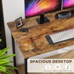 Modern Adjustable Computer Desk for Home Office