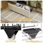 King Size Upholstered Bed Frame with Storage