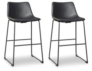 Centiar Modern Faux Leather Barstool Set of 2