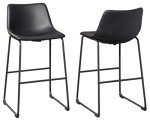 Centiar Modern Faux Leather Barstool Set of 2