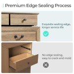 LINSY HOME 9-Drawer Farmhouse Bedroom Dresser