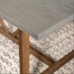 Modern Farmhouse 72-Inch Dining Room Table
