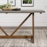 Modern Farmhouse 72-Inch Dining Room Table