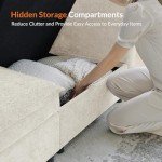 HULALA HOME U-Shaped Modular Sectional Sofa