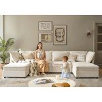 HULALA HOME U-Shaped Modular Sectional Sofa