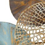 Lenzie Metal Abstract Coastal Wall Art Set