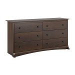 Sonoma Espresso Double Dresser with 6 Drawers