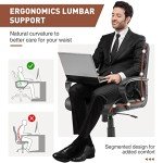 Sleek Black Executive Office Chair with Lumbar Support