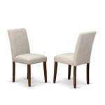 Classic Parson Chairs in Doeskin Linen - Set of 2