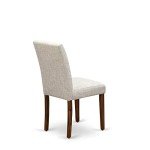 Classic Parson Chairs in Doeskin Linen - Set of 2