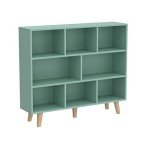 Tiffany Green 3-Tier Wooden Open Shelf Bookcase