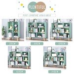 Tiffany Green 3-Tier Wooden Open Shelf Bookcase