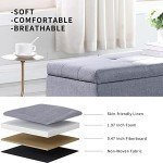 Tassullo Set of 3 Hinged Storage Ottomans