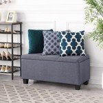 Tassullo Set of 3 Hinged Storage Ottomans