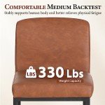 Set of 4 Modern Counter Height Bar Stools