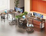 Coleshome 59" Corner Gaming Desk in Grey Oak