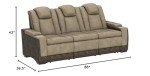Ashley Next-Gen Power Reclining Sofa with Adjustable Headrest