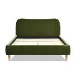 Jennifer Taylor Modern Velvet Upholstered Bed Frame