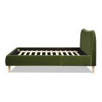 Jennifer Taylor Modern Velvet Upholstered Bed Frame
