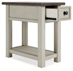Bolanburg Farmhouse Chair Side End Table - Light Brown